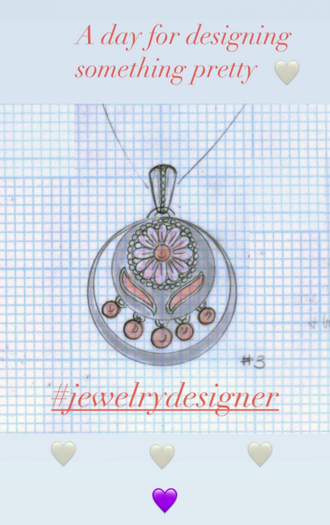 Drawing jewelry